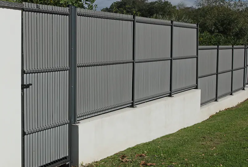 Clotures autour d'un jardin