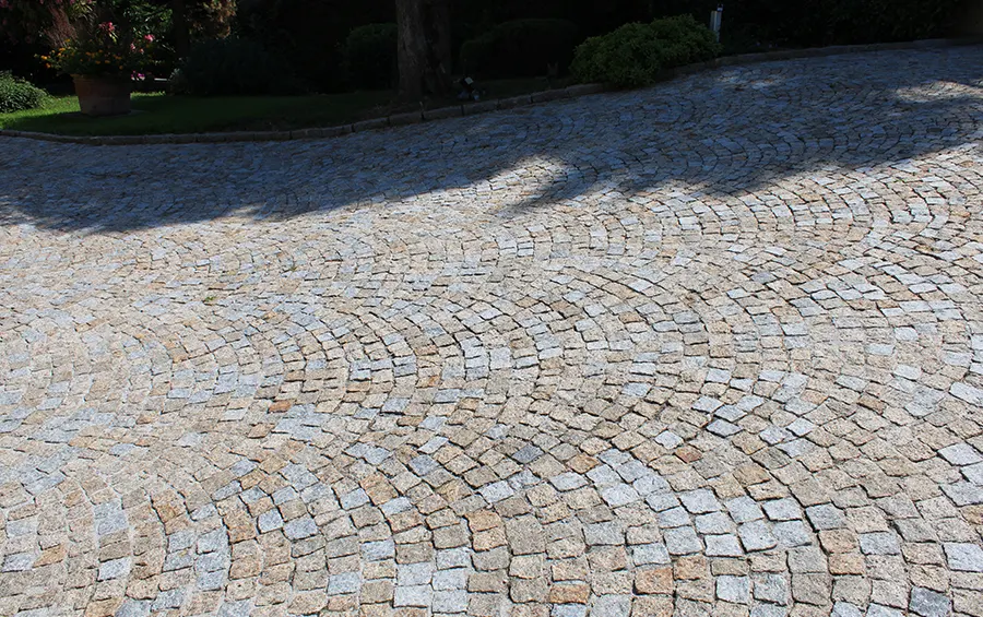 Pavage d'allées carrossables